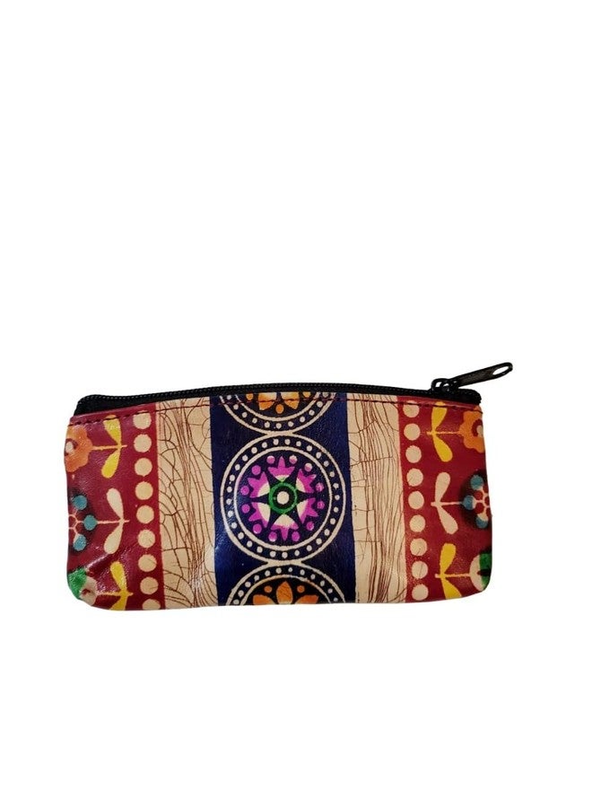 CLASSIQUE Shantiniketan Batik Print Batua Handbag Combo (Red) - Image 5